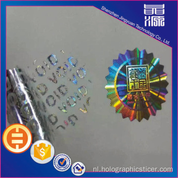 3d aangepaste echte holografische stickers